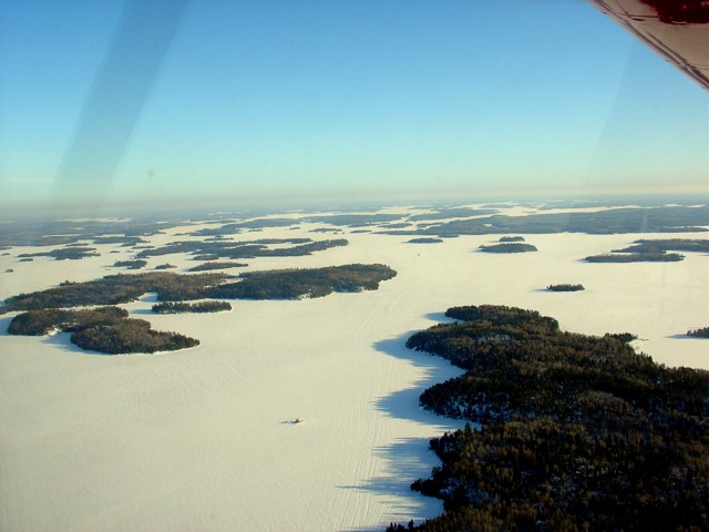 Cross Inlet heading to Smith and Twin Islands